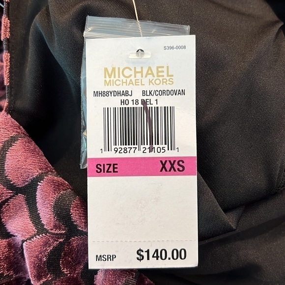 MICHAEL Michael Kors Burnout Velvet Flounce Dress Size XXS - Picture 14 of 16